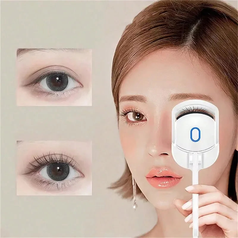 Heated eyelash curler